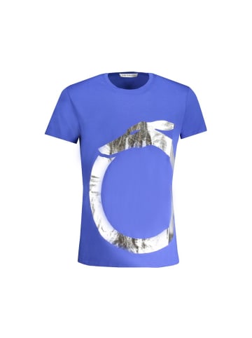 Trussardi Blaues Baumwoll-T-Shirt