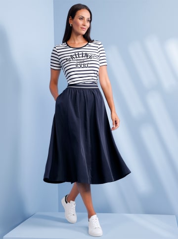 Heine Ringelshirt in weiß-marine-geringelt