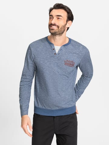 WITT WEIDEN Langarmshirt in jeansblau-meliert