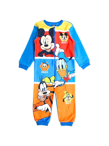Disney Mickey Mouse Overall Fleece Schlafanzug Mickey Mouse in Blau