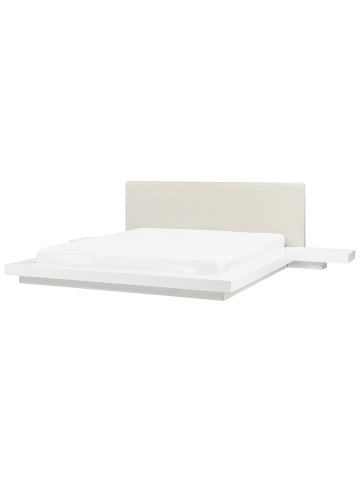 Beliani 4-tlg Doppelbett ZEN in Weiß