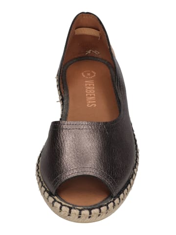 Verbenas Espadrilles CRUZ nucleo metal al in silberfarben