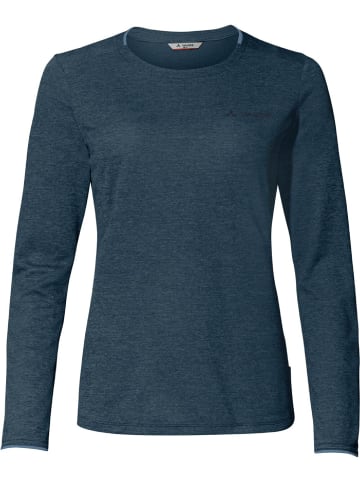 Vaude Longsleeve Wo Essential LS T-Shirt in Blau