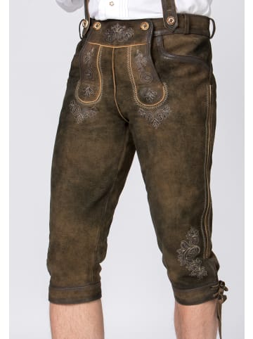 Stockerpoint Lederhose "Justin 4" in bison gespeckt