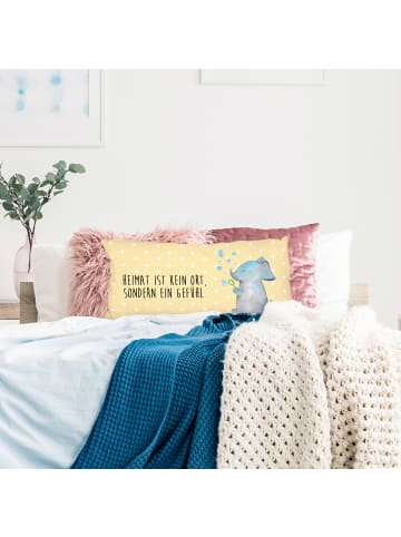 Mr. & Mrs. Panda Kissen Elefant Seifenblasen mit Spruch in Weiß