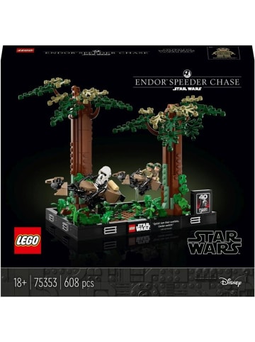 LEGO Star Wars™ Verfolgungsjagd auf Endor™ – Diorama in Mehrfarbig ab 18 Jahre