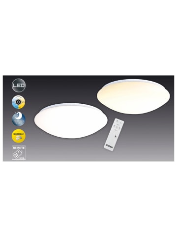 näve LED Deckenleuchte "BERN" in weiß - (L)35 cm x (B)35 cm x (H)11 cm - EEK G