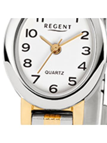 Regent Armbanduhr Regent Mini silber, gold klein (ca. 20x24mm)