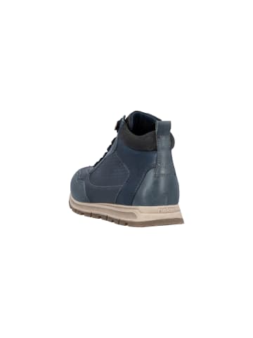 rieker Hohe Sneaker aus Leder in der Farbe „Kastanie“ Blau