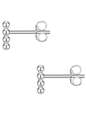 Glanzstücke München Ohrstecker Kreuz Sterling Silber in silber