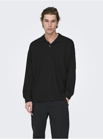 ONLY & SONS Polo in Black
