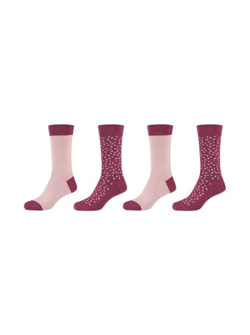 camano Socken 4er Pack ca-soft in damson