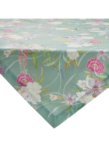 Erwin Müller Baumwollmischung Mitteldecke in dunkelgrün