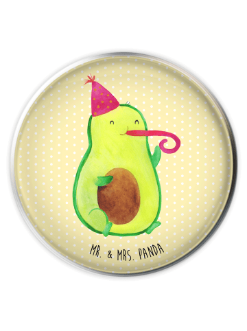 Mr. & Mrs. Panda waschbeckenstöpsel Avocado Feier ohne Spruch in Gelb Pastell