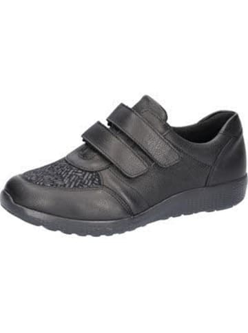 WALDLÄUFER Damen Slipper M-Ira in Schwarz