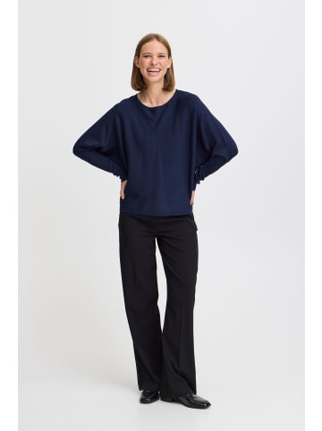 b. young Strickpullover langarm BYMMORLA Loose fit in Navy Blazer