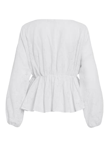 Vila Oberteil mit langen Ärmeln in Cloud Dancer