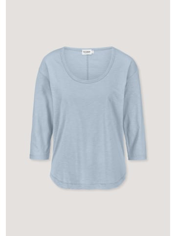 Hessnatur Hessnatur Light Slub Longsleeve Relaxed aus reiner Bio-Baumwolle in perlblau