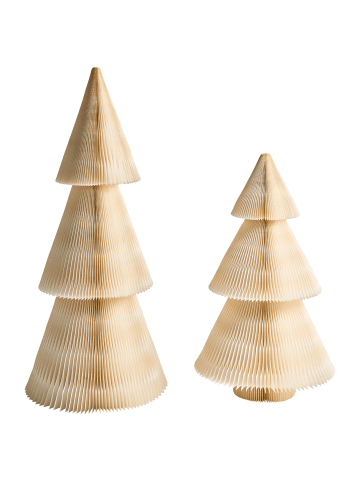 Beliani 2er-Set Dekofigur VEFSNA in Beige