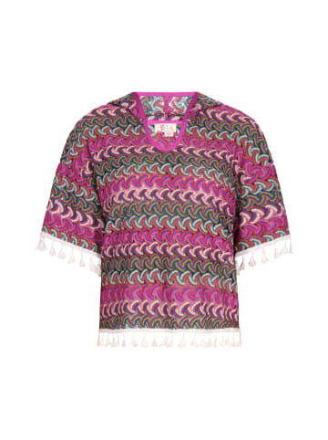IZIA Damen Hoodie in Pink Mehrfarbig