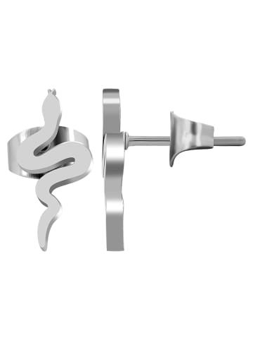 Adeliás Damen Ohrringe – Ohrstecker aus Edelstahl in silber