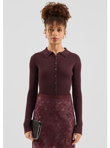 QS Strickjacke in 4925_bordeaux