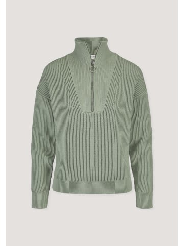 Hessnatur Strick Troyer in mattgrün