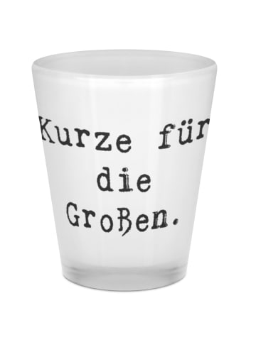 Mr. & Mrs. Panda Schnapsglas Spruch Schnapsglas Freude mit Spruch in Transparent