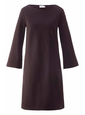 Hessnatur Jersey Kleid Mini in schwarzbeere