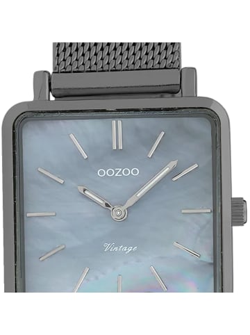 Oozoo Analog-Armbanduhr Oozoo Vintage Series grau klein (ca. 28mm)