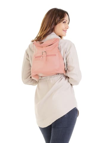 Forty degrees Rucksack echt Leder in rosa