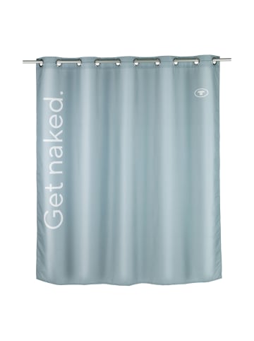 Tom Tailor Duschvorhang aus Polyester in Pfefferminzgrün, (B) 180 x (L) 200 cm