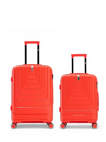 OBAGO 2 tlg. Kofferset GALINA in Orange (64L/42L)