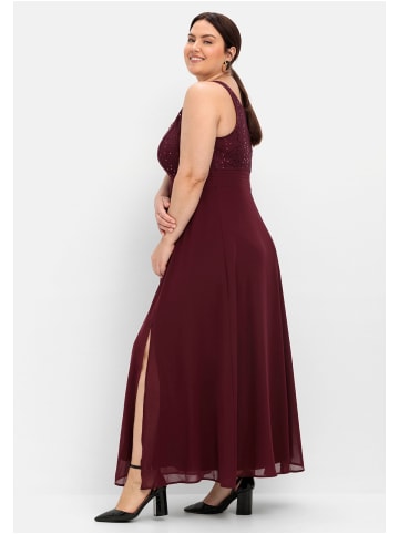 sheego Kleid in aubergine