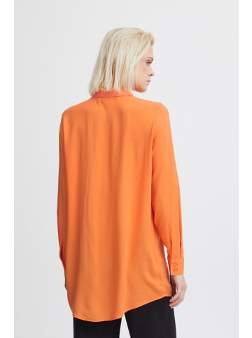 ICHI Hemd langarm IHMAIN Relaxed fit in Coral Rose