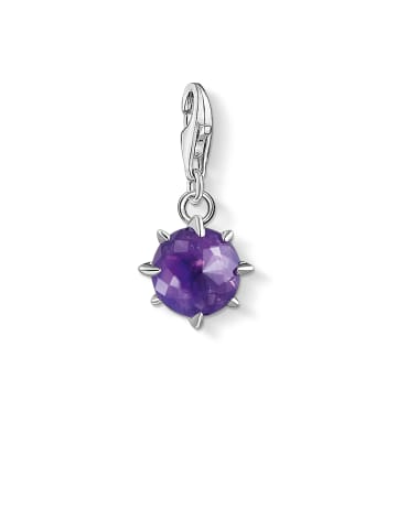 Thomas Sabo Charm-Anhänger in silber, weiß, violett