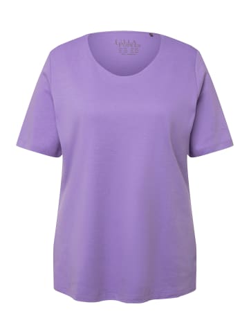 Ulla Popken Shirt in blauer flieder