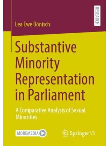 Springer Berlin Buch - Substantive Minority Representation in Parliament