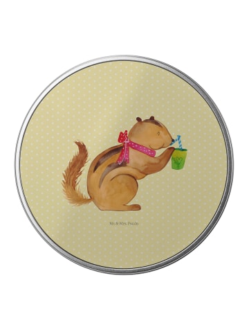 Mr. & Mrs. Panda Blechdose Eichhörnchen Smoothie ohne Spruch in Gelb Pastell