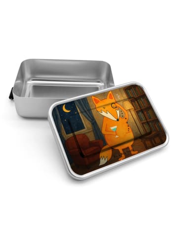 Mr. & Mrs. Panda Blech Brotdose Fuchs Lord Design ohne Spruch in Weiß