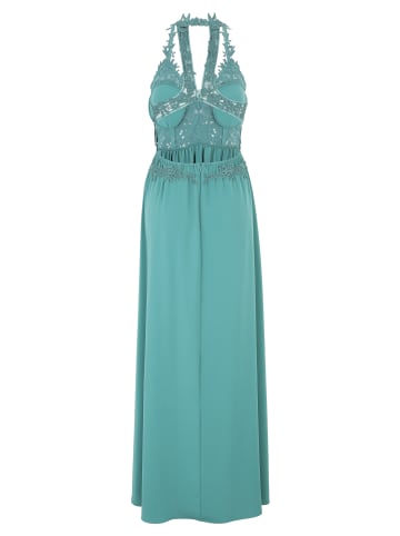 Vera Mont Abendkleid mit Spitze in Bright Eucalyptus