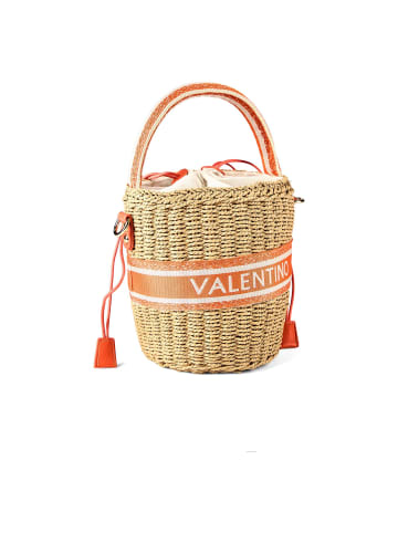 Valentino Boho Beuteltasche 17 cm in natur-arancio