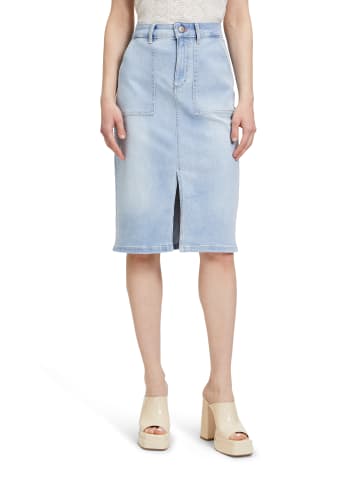 CARTOON Jeansrock mit aufgesetzten Taschen in Light Blue Denim