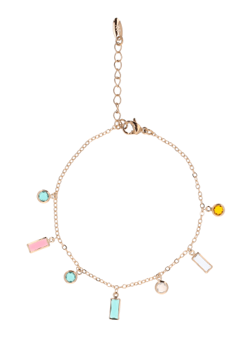grassland Women Chain Bracelet in Rose Gold Multicolor