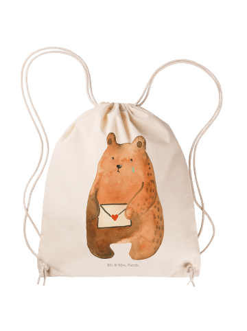 Mr. & Mrs. Panda Jutebeutel Bär Vermissen ohne Spruch in Creme