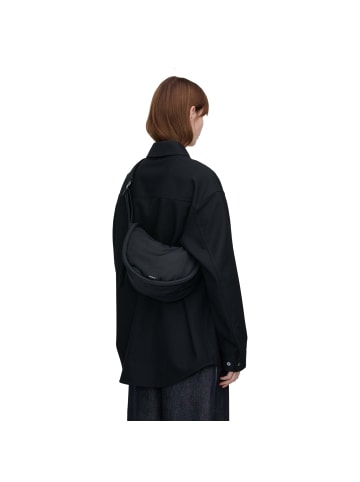 SANDQVIST Curve Half Moon Bag S - Umhängetasche 26 cm (black) in schwarz