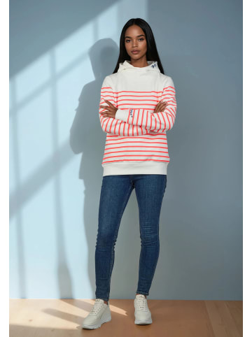 Salzhaut Hoodie für Damen in koralle