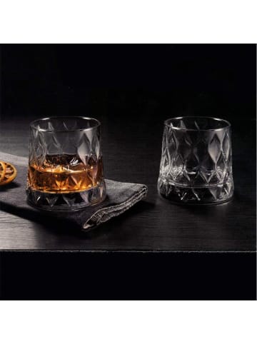 Pasabahce Old Fashioned Whiskyglas mit schwerem Boden in Transparent