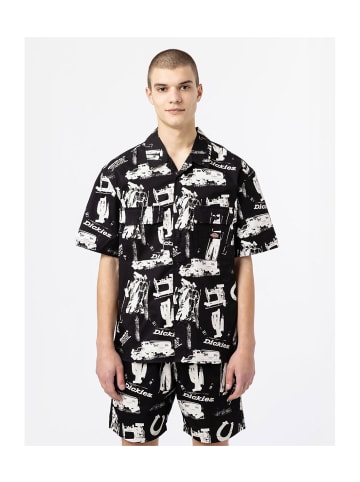 Dickies Hemd in Schwarz/Weiß