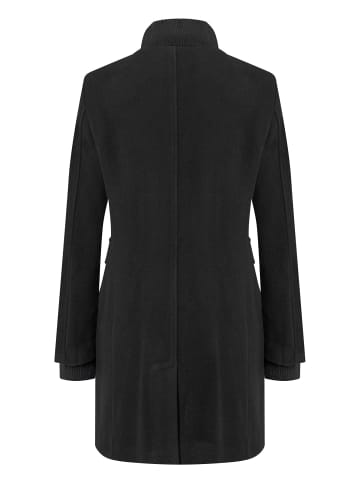 More & More Kurzmantel mit Rippdetails in black